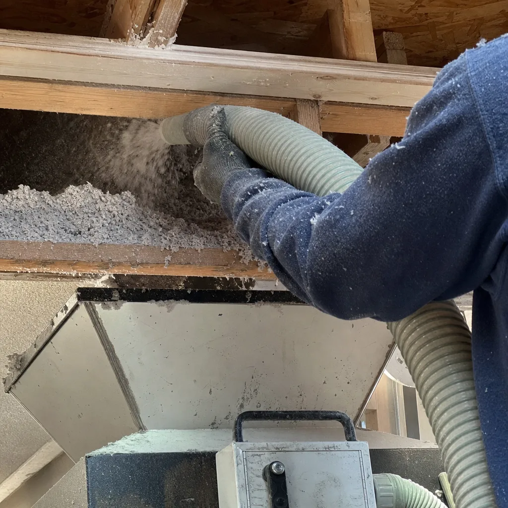 Blown-In Insulation in Stanton